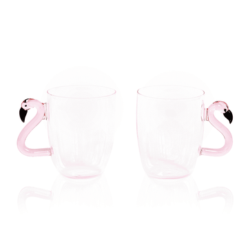 flamingo glass, flamingo glasses, flamingo glassware, flamingo glass cup, glass mug with handle, clear glass coffee mugs, glass mugs, glass coffee mugs, glass cup sets,