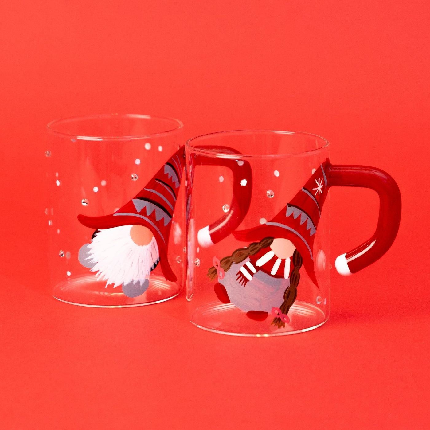 Christmas Gnome Coffee Mug - Jersey Art Glass