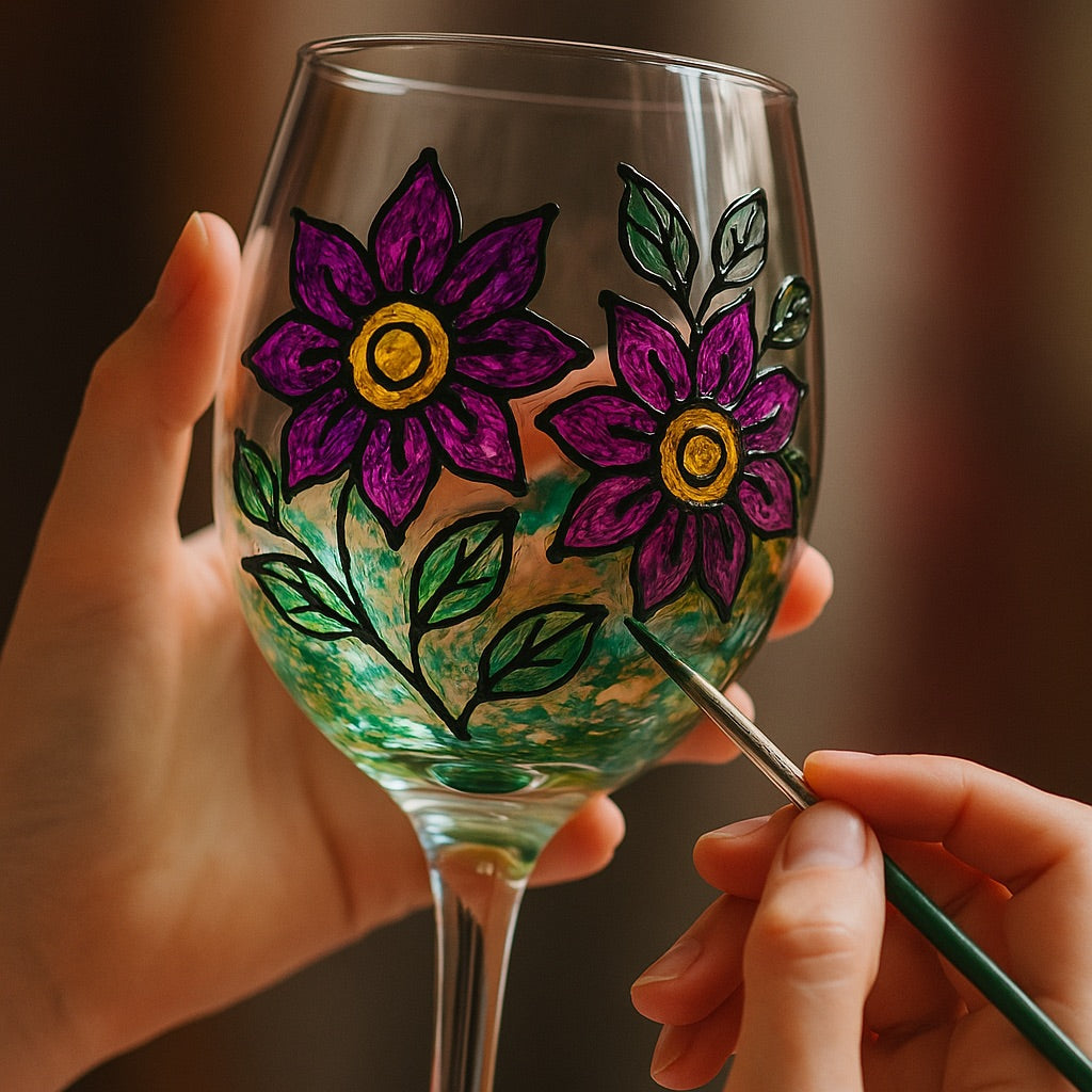How To Paint Wine Glasses: A Step-by-Step Guide to Painting Wine Glasses