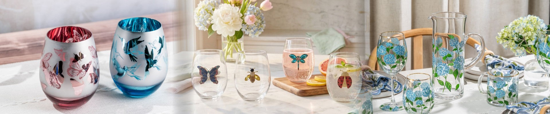 All Spring Glassware (Jeweled)