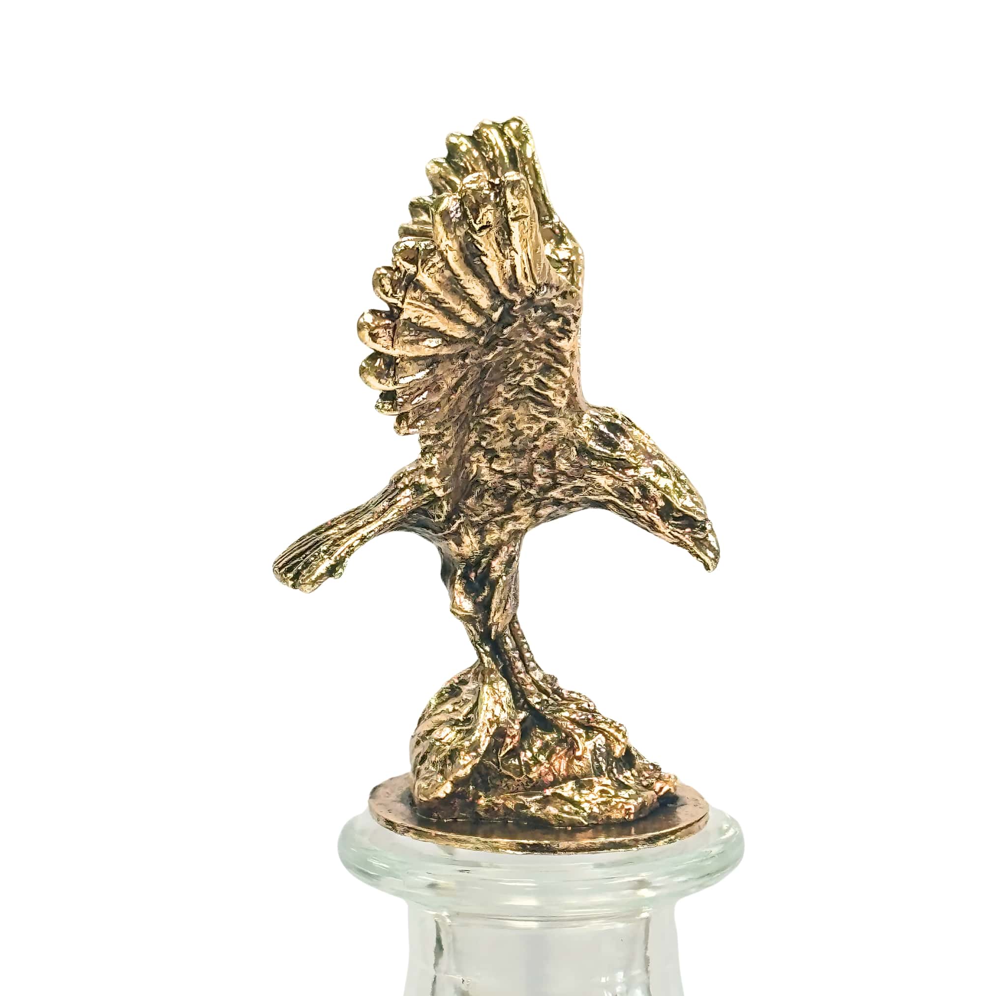 Gold Eagle Decanter & Whiskey Glass Set