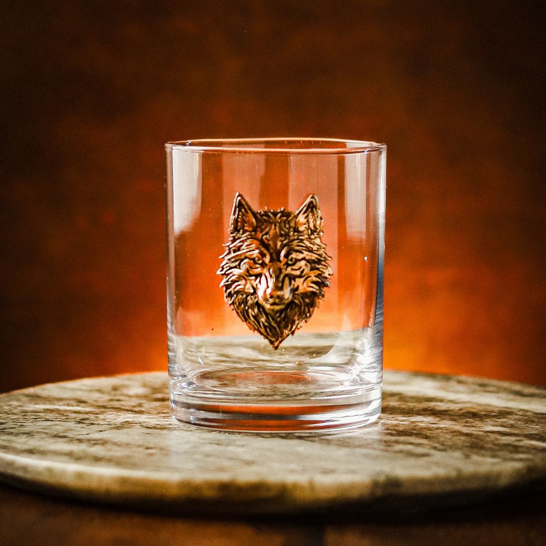 Wolf Whiskey Glasses