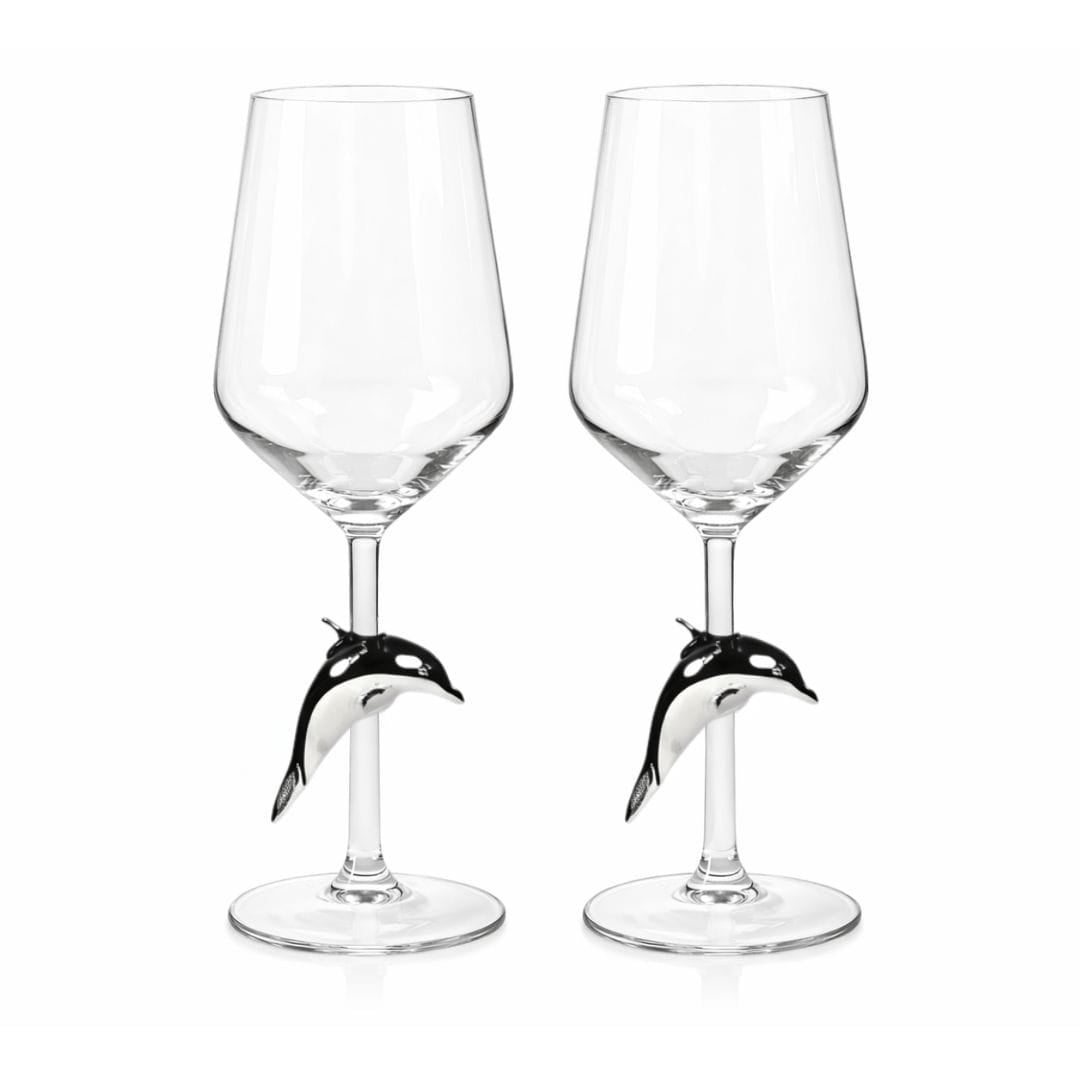 3D Orca Wine Glass