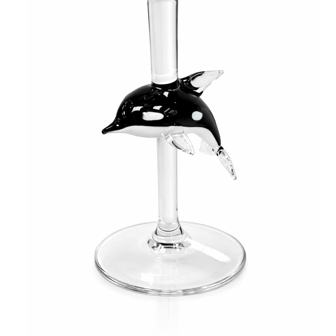 3D Orca Wine Glass