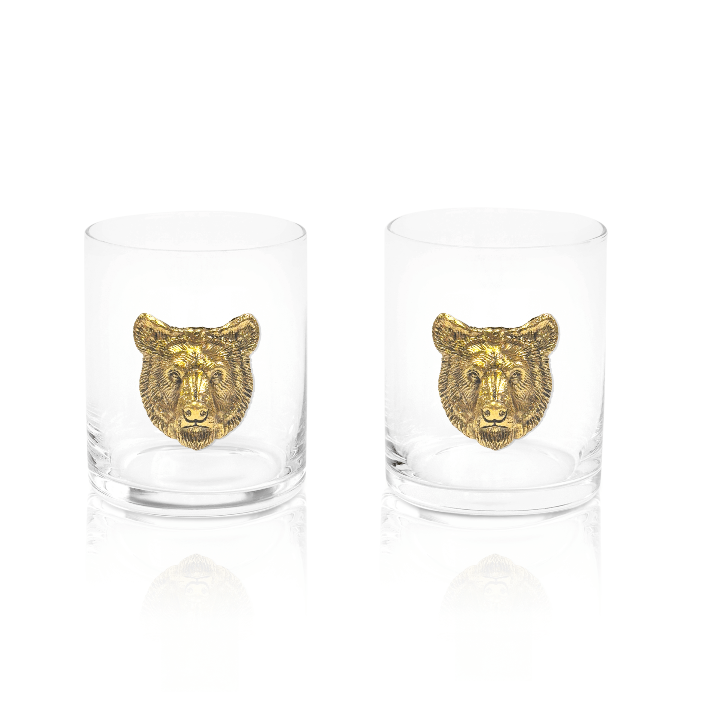 Bear Whiskey Glasses