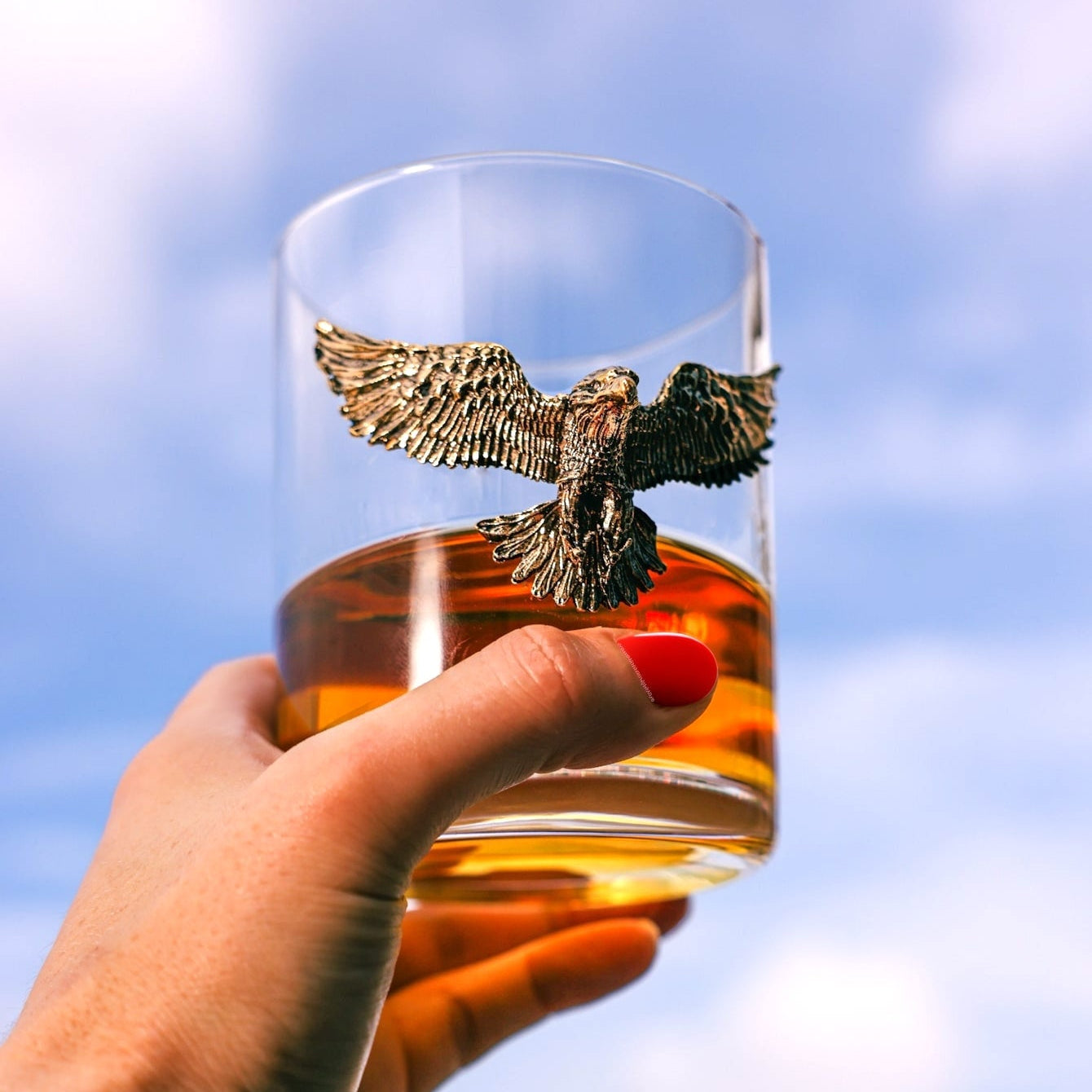 Gold Eagle Whiskey Glasses