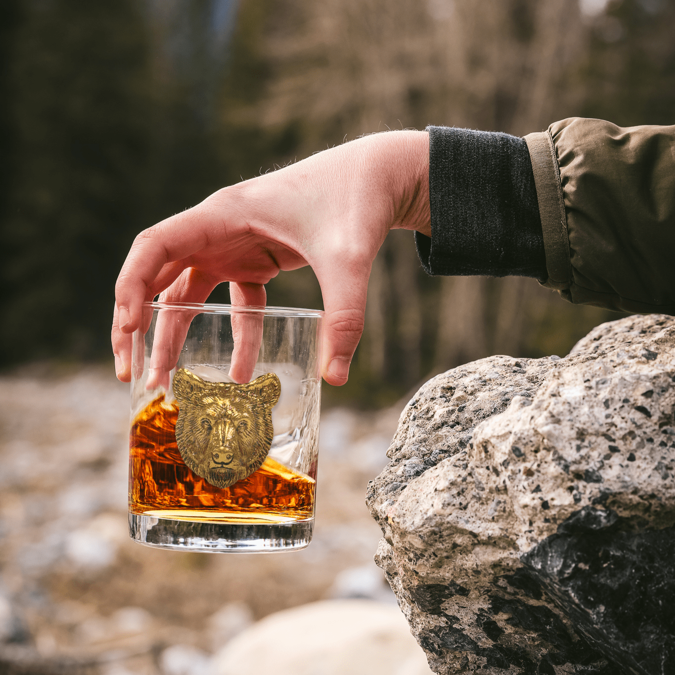 Bear Whiskey Glasses