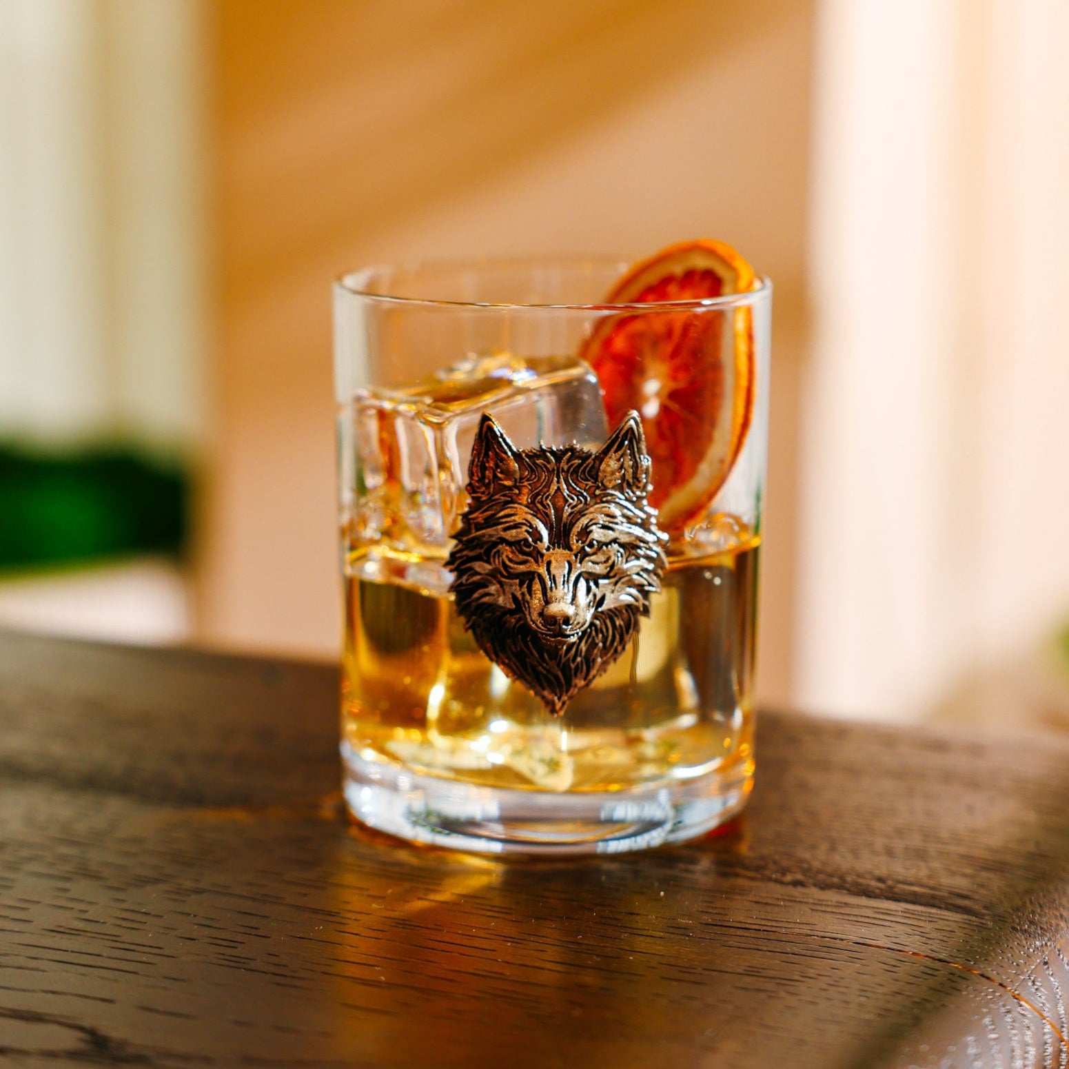 Wolf Whiskey Glasses