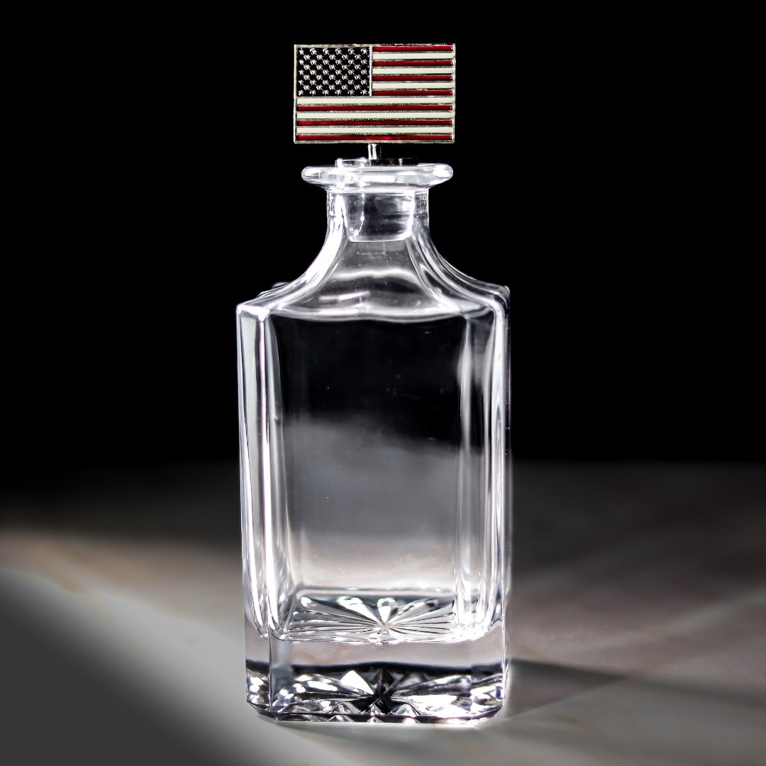 USA Flag Decanter