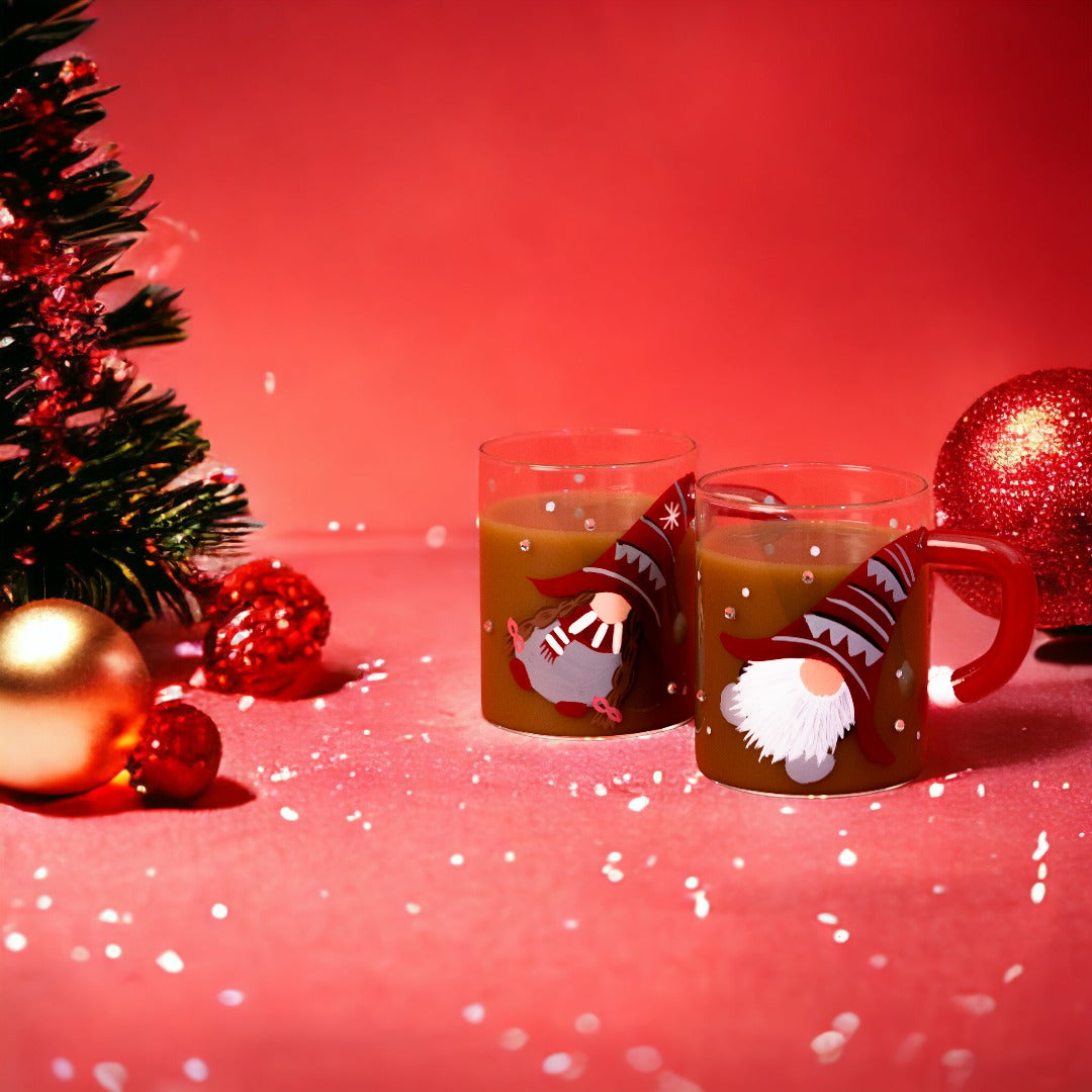 Christmas Gnome Coffee Mug - Jersey Art Glass