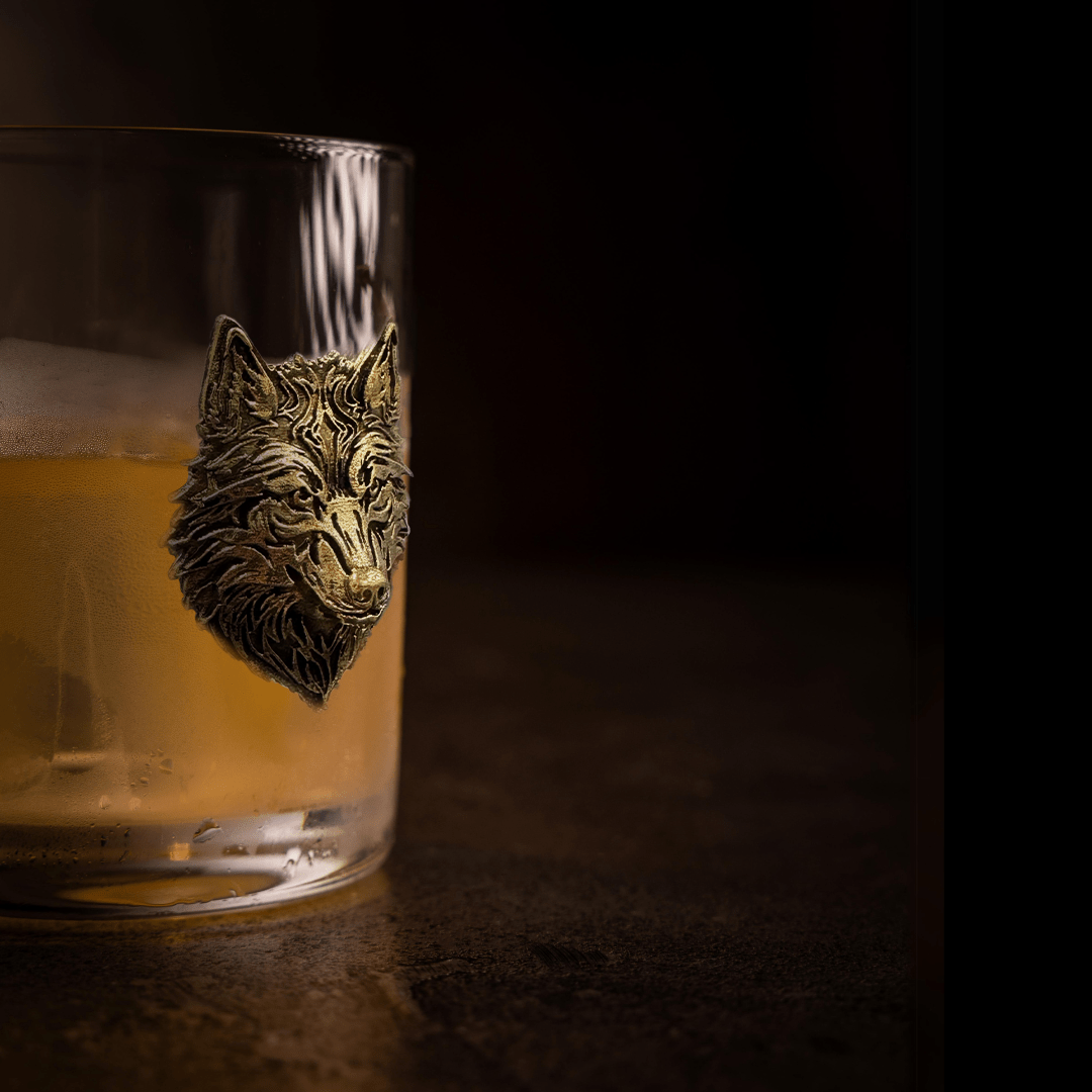 Wolf Whiskey Glasses