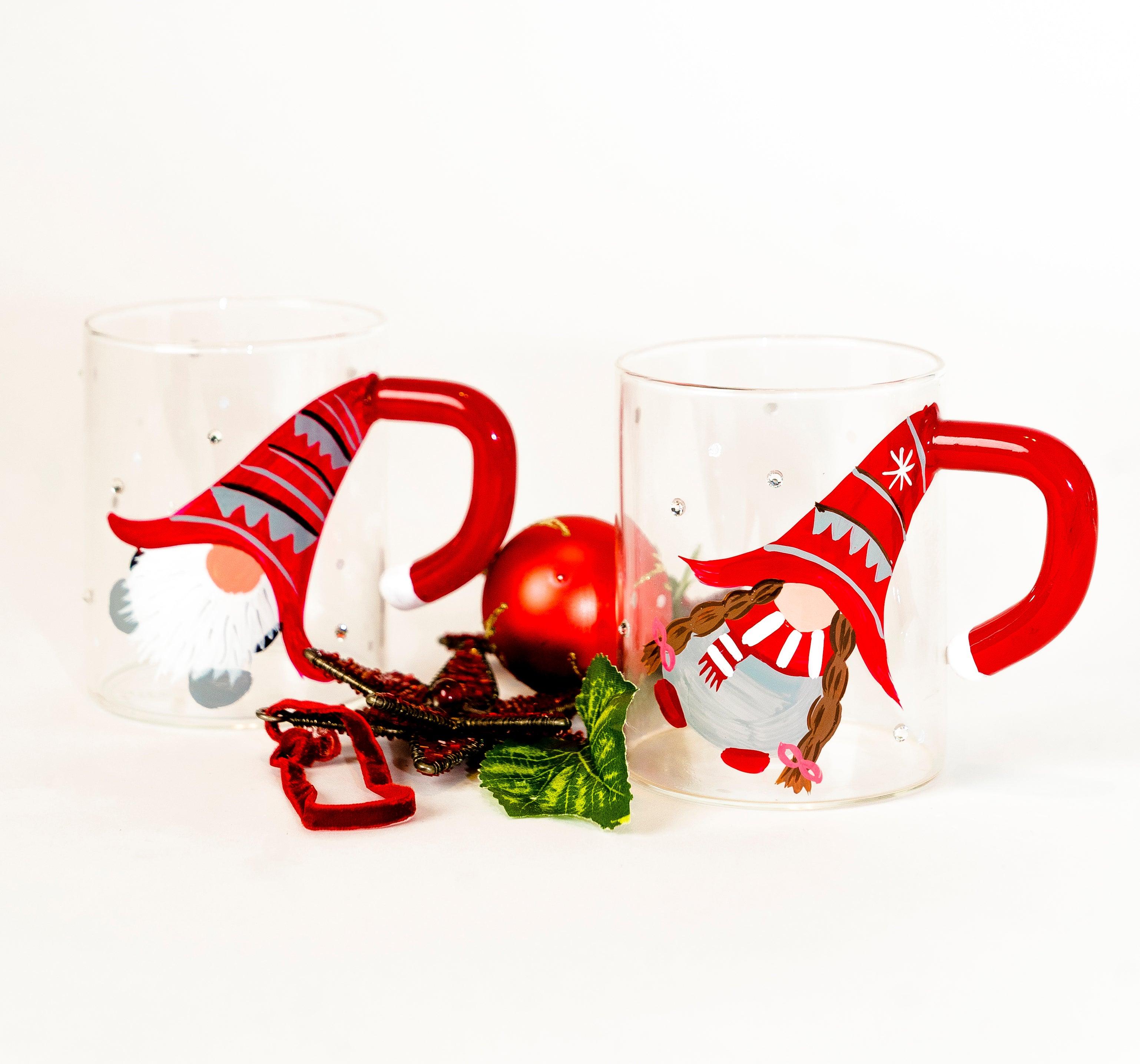 Christmas Gnome Coffee Mug - Jersey Art Glass