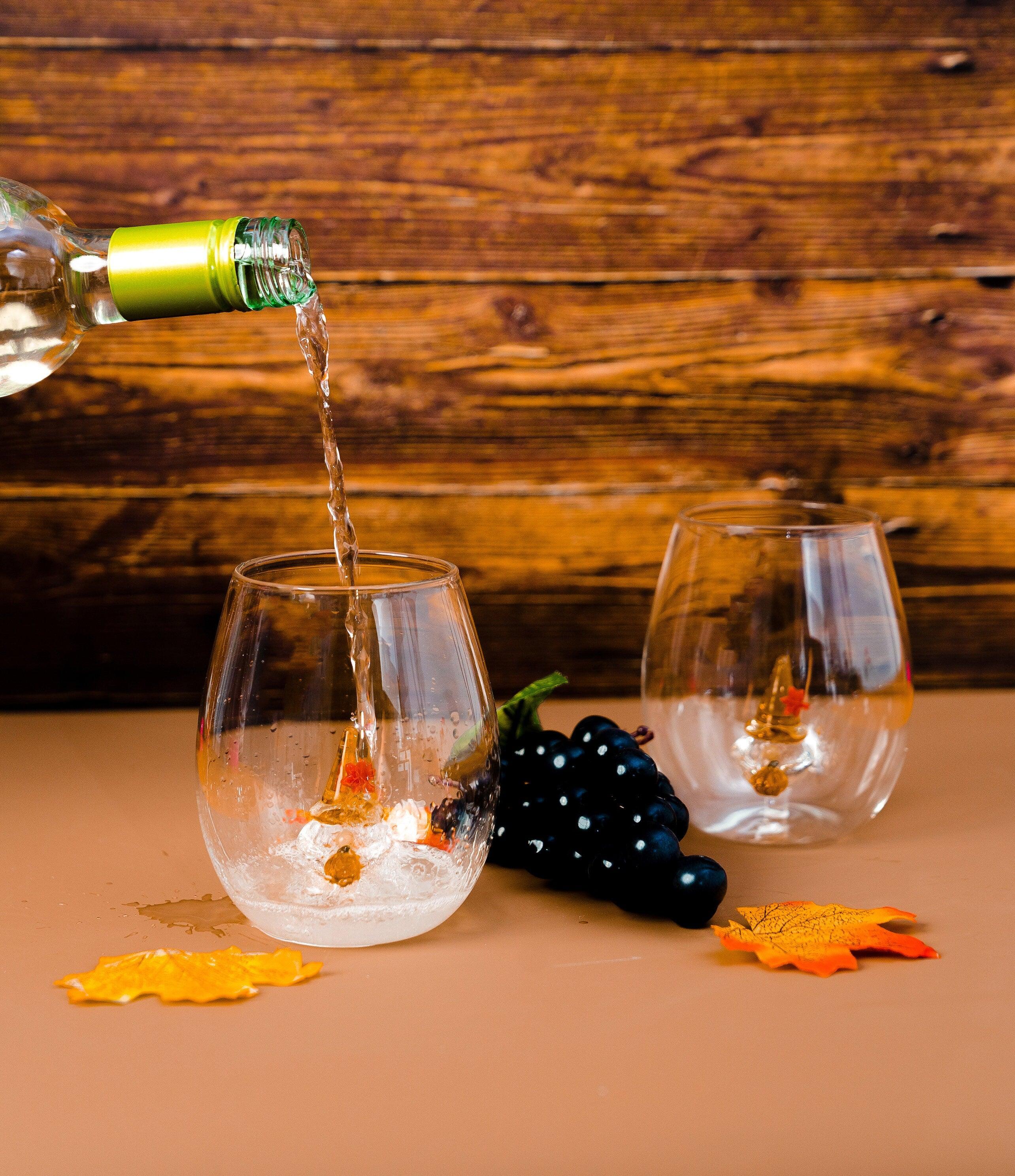 Thanksgiving Wine Glasses