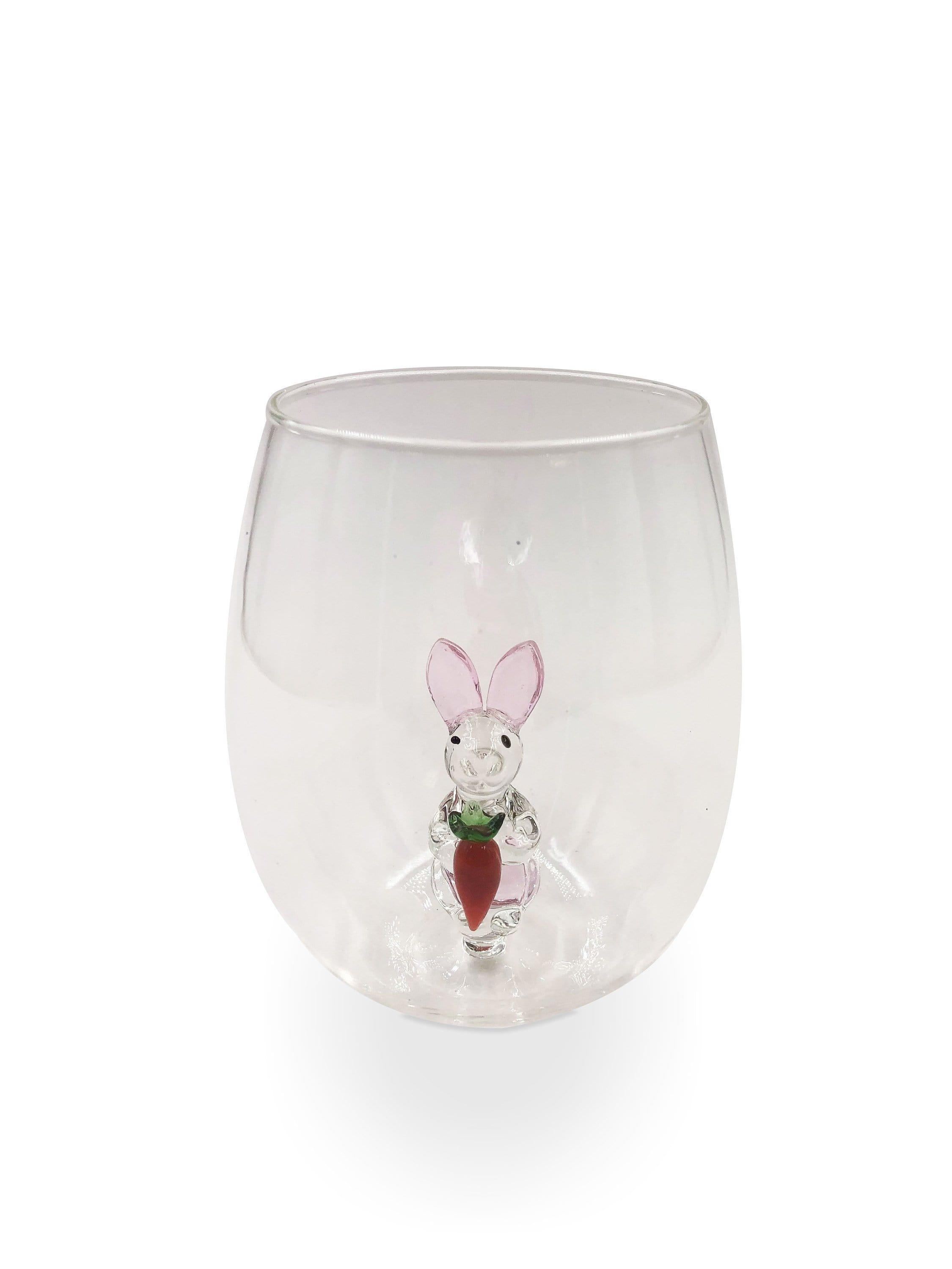 easter glass, easter bunny wine glasses, easter wine glasses, easter wine, bedazzled wine glass, stemless wine glasses