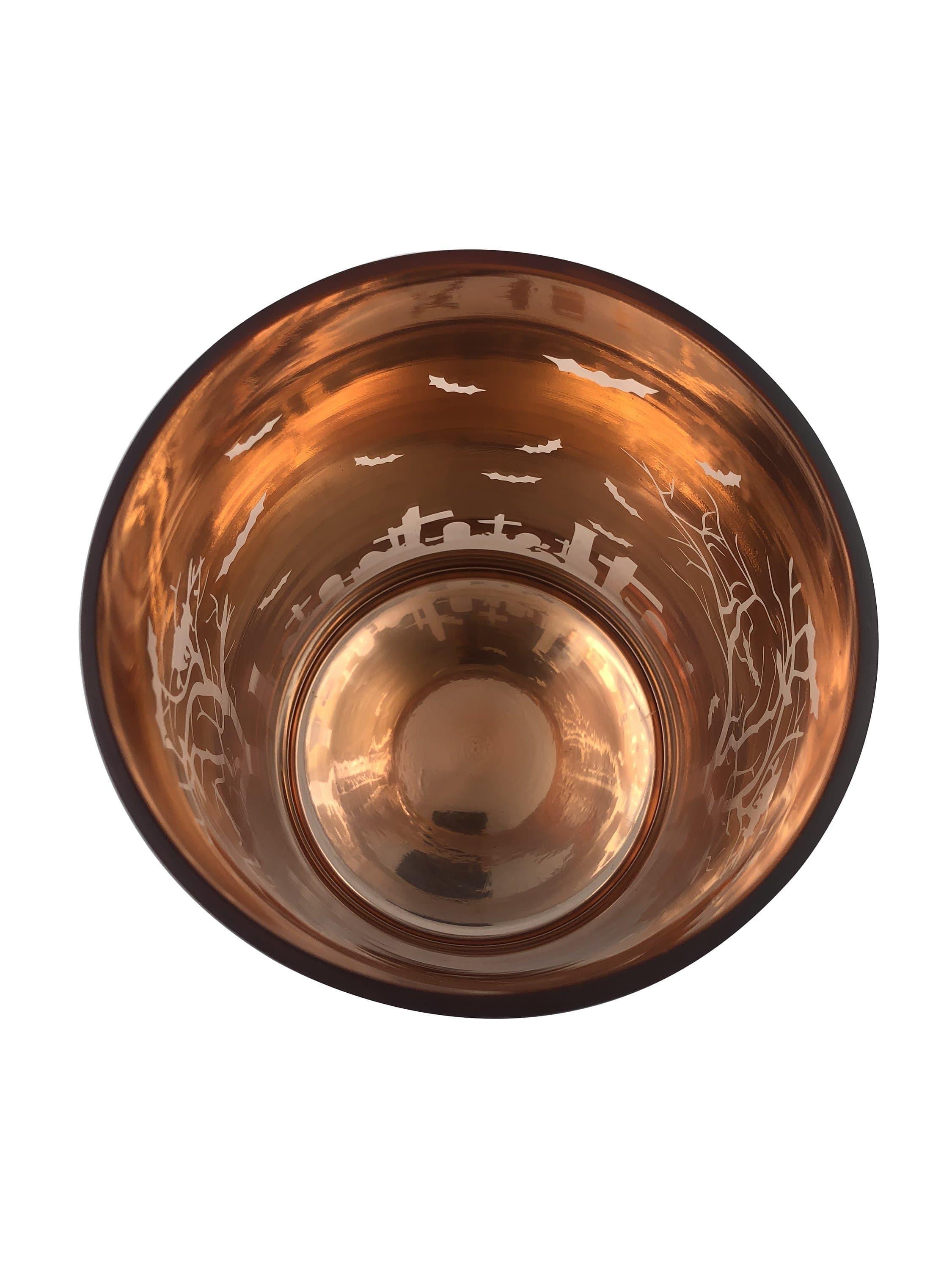 Halloween Candles | Halloween Candle Holder | Black Candle Holder | Glass Candle Holder | Halloween Decor | DIY Halloween Decor |